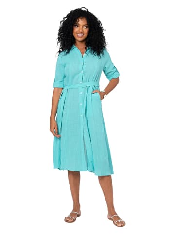 Aller Simplement Kleid in Türkis