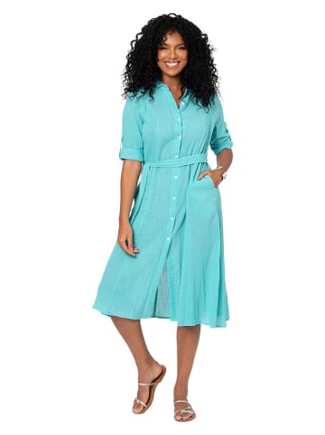 Aller Simplement Kleid in Türkis