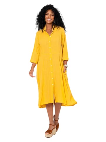 Aller Simplement Sukienka w kolorze żółtym