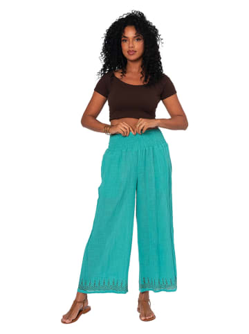 Aller Simplement Spodnie w kolorze turkusowym