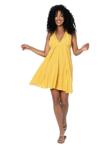 Aller Simplement Kleid in Gelb