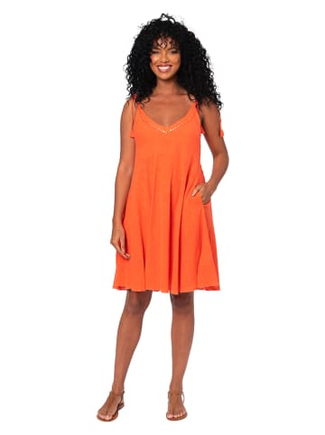 Aller Simplement Kleid in Orange