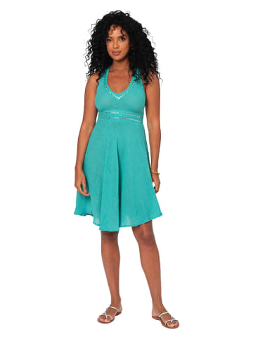 Aller Simplement Kleid in Türkis