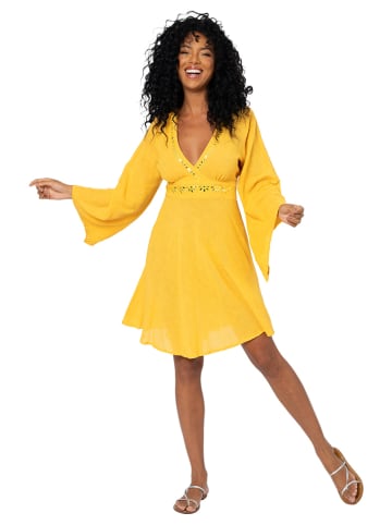 Aller Simplement Kleid in Gelb