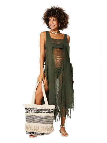 Aller Simplement Kleid in Khaki