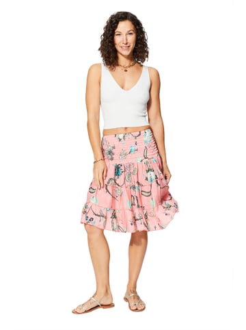 Aller Simplement Spódnica w kolorze jasnoróżowym