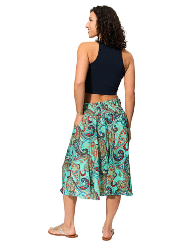 Aller Simplement Rok turquoise/meerkleurig