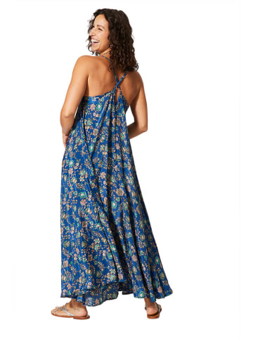 Aller Simplement Kleid in Blau/ Grün