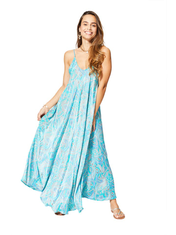 Aller Simplement Kleid in Türkis
