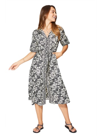 Aller Simplement Kleid in Schwarz/ Weiß