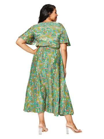 Aller Simplement Jurk turquoise