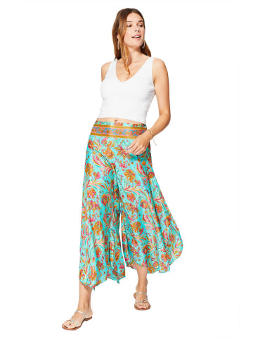 Aller Simplement Broek turquoise/oranje