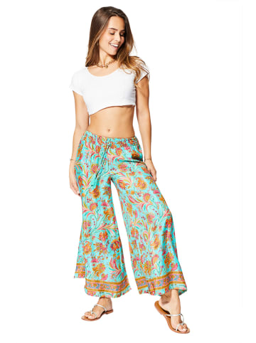 Aller Simplement Spodnie w kolorze turkusowo-pomarańczowym