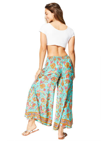 Aller Simplement Broek turquoise/oranje