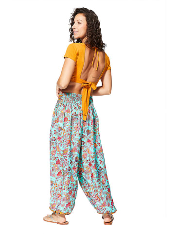 Aller Simplement Harembroek turquoise/rood