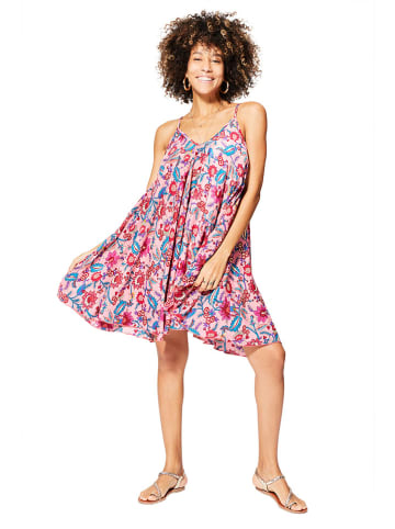 Aller Simplement Kleid in Rosa/ Blau