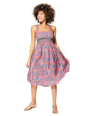 Aller Simplement Kleid in Rosa/ Blau