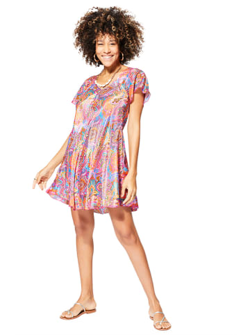 Aller Simplement Kleid in Rosa/ Bunt