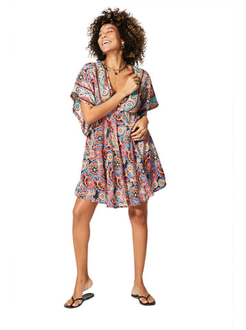 Aller Simplement Jurk donkerblauw/roze