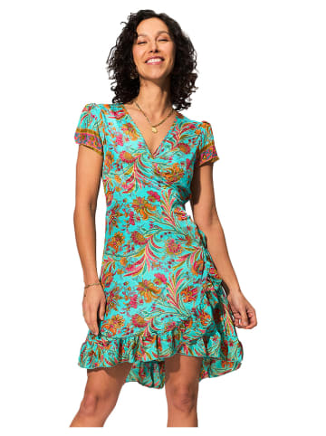 Aller Simplement Kleid in Türkis/ Bunt