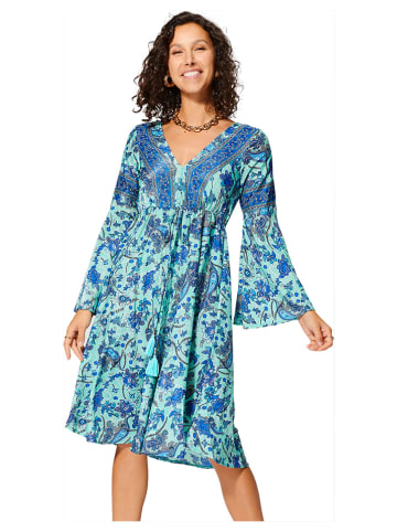 Aller Simplement Kleid in Türkis/ Blau