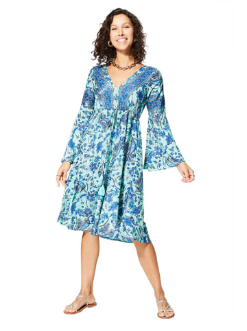 Aller Simplement Kleid in Türkis/ Blau