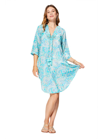 Aller Simplement Kleid in Türkis