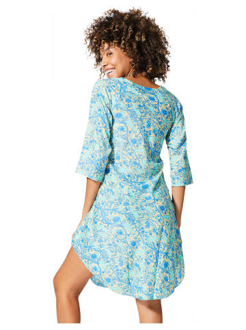 Aller Simplement Kleid in Hellblau/ Türkis