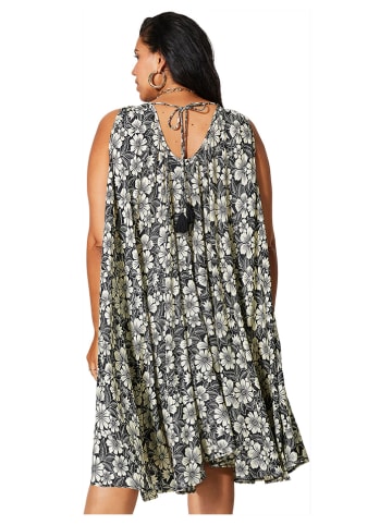 Aller Simplement Kleid in Schwarz/ Creme