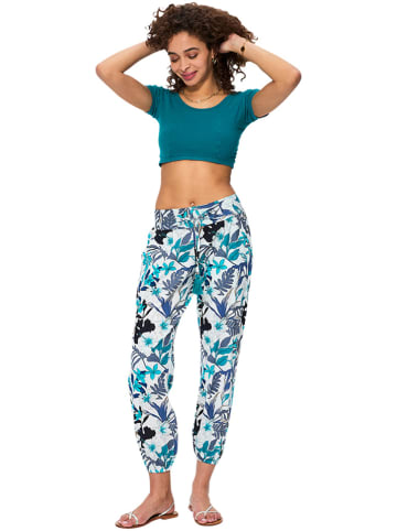 Aller Simplement Hose in Weiß/ Blau