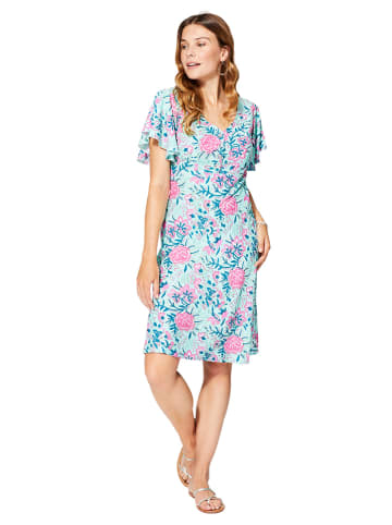 Aller Simplement Jurk turquoise/roze