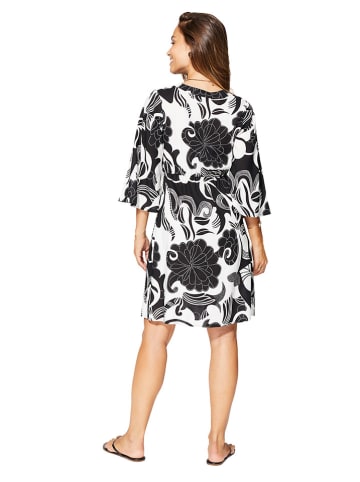 Aller Simplement Kleid in Schwarz/ Weiß