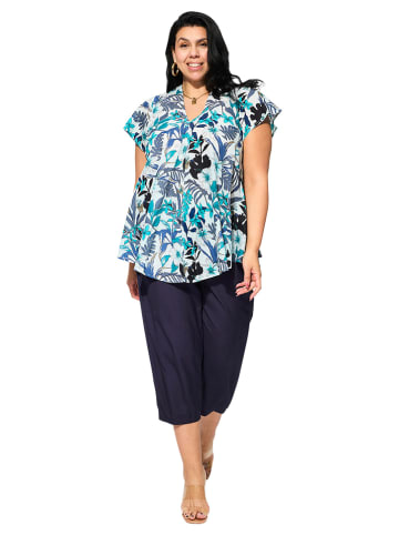 Aller Simplement Blouse wit/blauw