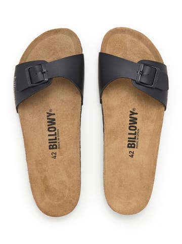 billowy Pantoletten in Schwarz