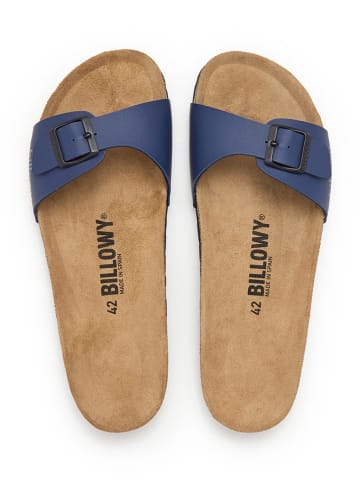 billowy Klapki w kolorze niebieskim