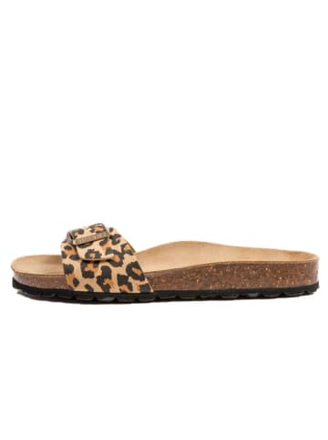 billowy Slippers bruin/beige