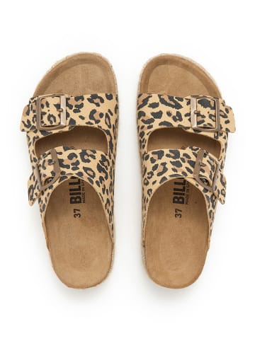 billowy Klapki w kolorze jasnobrązowym