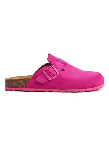 billowy Leren clogs roze
