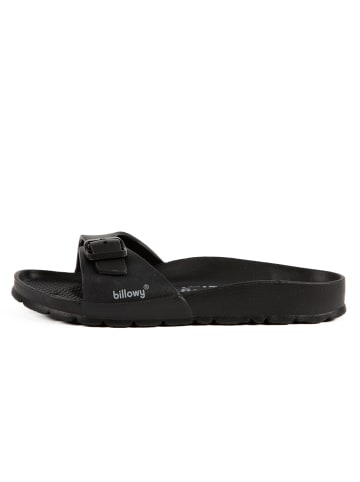 billowy Pantoletten in Schwarz