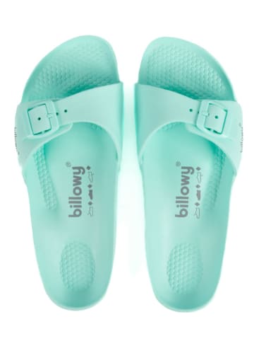 billowy Pantoletten in Mint