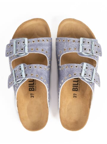 billowy Pantoletten in Blau