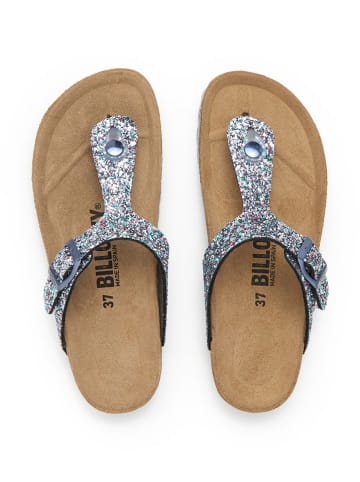 billowy Teenslippers blauw