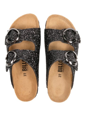 billowy Pantoletten in Schwarz