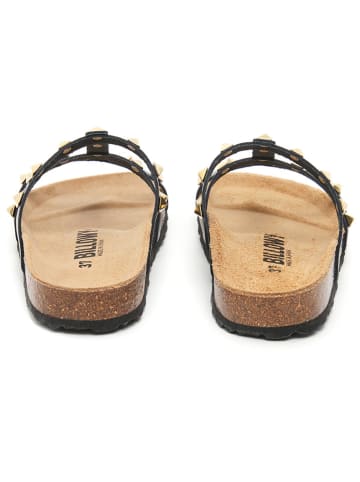 billowy Leren slippers zwart