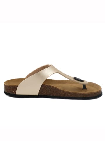 billowy Zehentrenner in Creme