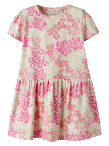name it Kleid "Fennaz" in Grün/ Pink