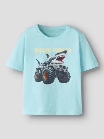 name it 2er-Set: Shirts "Voto" in Weiß/ Hellblau
