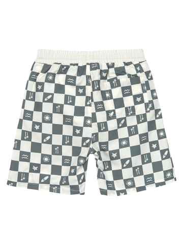 Lässig Badeshorts in Khaki/ Creme