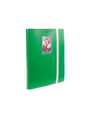 Leuchtturm Sammelkarten-Album ''Toni'' in Grün - (L)30,5 x (B)25 cm