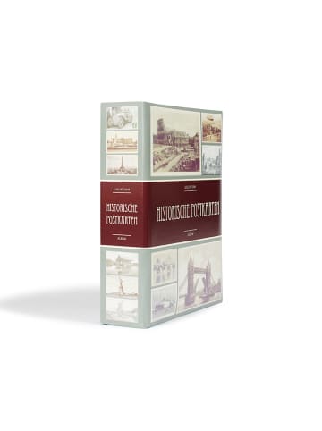 Leuchtturm Postkartenalbum in Beige/ Bordeaux - (L)23,5 x (B)19,2 cm